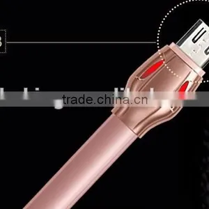 2.1A Noodles USB Data Cable for Android Phones Remax LED Light Data Cable thumbnail-2