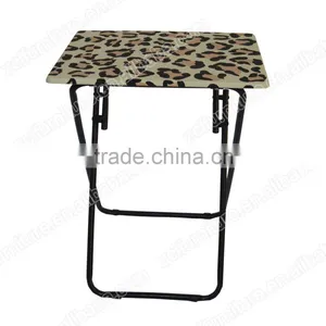 Metal Wood Foling Tray Table thumbnail-1