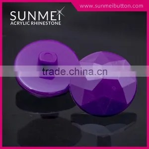 Lead Free ab Acrylic Round Oriental Button for Cloth thumbnail-6