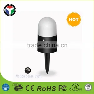 IP44 CE/RoHS 4 Battery Motion Sense LED Sensor Lawn Lamp, Garden LED Motion Sense Light thumbnail-1