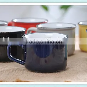 Porclain/ceramic Material Enamel Mug With Enamel Design in Enamel Style Mug thumbnail-2