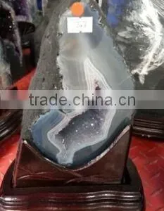 Wholesale Brazilian Amethyst Agate Geode / Kinds of Natural Amethyst Agate Geode thumbnail-3