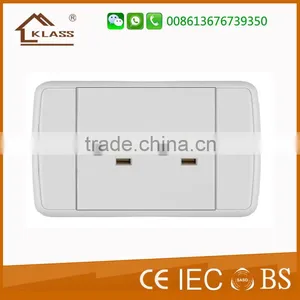 1 Gang Computer Internet Socket and Tel Socket Output Made in China White thumbnail-6