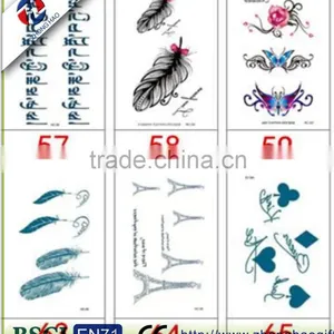 Fashion Temporary Water Transfer Body Tattoo Sticker for Decoration thumbnail-1