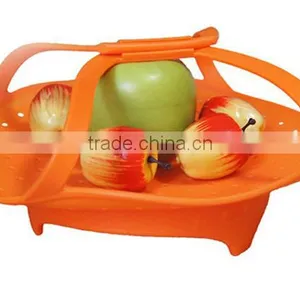 Non Stick Microwave Silicone Vegetable Steamer Basket Insert Cooking Pot thumbnail-3