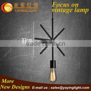 Cast Iron Hanging Light,Edison Bulb Lighting,vintage Drop Simple Light Lamp thumbnail-1
