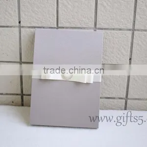 Custom Handmade Luxury Wedding Invitation Box With Ribbon thumbnail-5