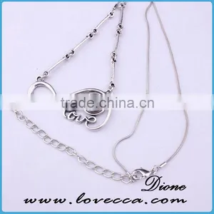 Cheap Wholesale China Factory Directly Price Silver Necklace Fashion Jewelry thumbnail-1