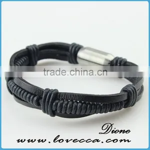 S~Jewelry Wholesale Mens Bracelets Multilayer Genuine Bracelet Leather thumbnail-6