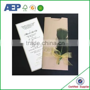 Customized Cheap Wholesale Royal Wedding Invitation Card thumbnail-1