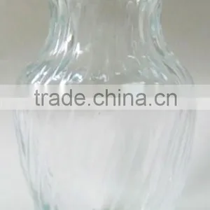 Home Decoration Clear Glass Flower Vase thumbnail-1