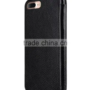 Newly Black Face Cover Premium Litch Leather Case for Apple IPhone 7 Plus(5.5") thumbnail-2