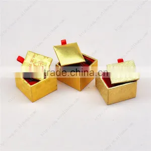 Golden Fancy Paper Ring Box thumbnail-2
