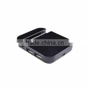 Gift 4 Ports USB 2.0 Hub Cell Phone Stand With USB Hub thumbnail-1