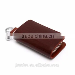 Hot Sale Cow Leather Car Key Case for Various Kinds of Car Keys thumbnail-1