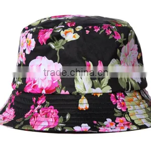 High Quality New Style Women Bucket Hat ,girl Bucket Hat ,polo Cotton Bucket Hat thumbnail-3