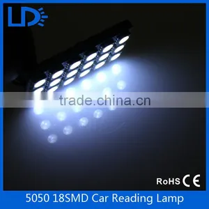 18 5050 Smd Car Interior Lamp Dome Light Auto Panel Lamp Reading Lights thumbnail-6