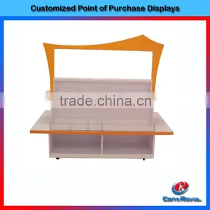 Modern Design Floor Standing Supermarket Wooden Shelf thumbnail-1