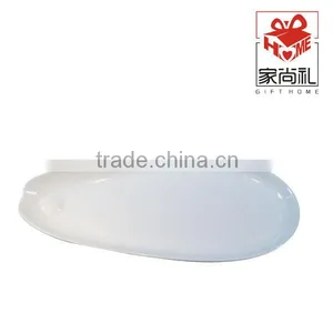 Porcelain Oval Serving Dishes White Porcelain Plate thumbnail-1