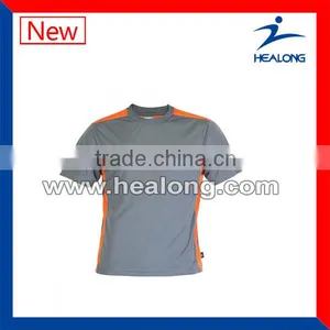 Cricket Color Uniforms,Short Sleeves Gray Cricket Uniform thumbnail-1