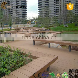 Wear Resistance Long Life Solid Floor Garden Composite Decking thumbnail-3