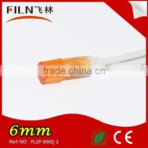 Plastic High Light 8mm 24v Yellow Blue Red Green White Led Control Panel Indicator Light thumbnail-3