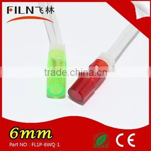 2015 FILN Plastic High Light 6mm 380v Neon Led Mi-bulb Led Indicator Light Buzzer thumbnail-2