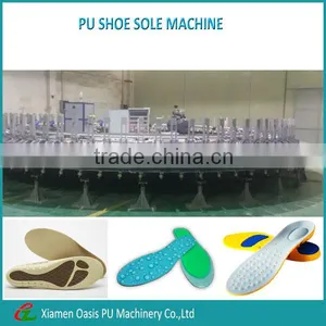 Full Automatic PU Shoe Insole/Sole Making Machine thumbnail-1