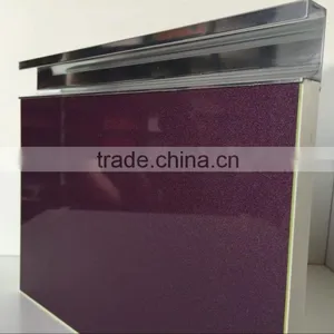 Scratch -proof UV Mdf High Gloss Solid Color Kitchen Cabinet Door thumbnail-1