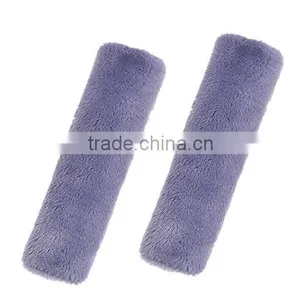 Wholesale Best Seat Belt Cover Soft Dacron Material Gray Shoulder Pad 2 PC, Gray thumbnail-1