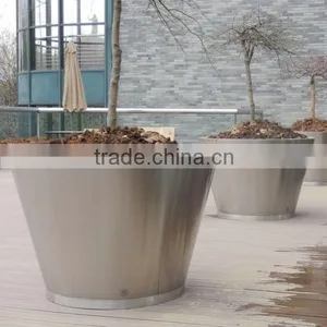 Stainless Steel Flower Pots thumbnail-6