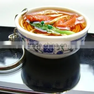 Chinese Fake Food In Mini Bowl Model For Fashion Decoration Of Artificial Fish Straps Decoration Display-Yiwu Sanqi Crafts thumbnail-2