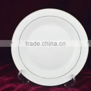 Royal Design Porcelain 45pcs Dinner Set Gold Rim Dinnerware, Plate and Bowl thumbnail-5