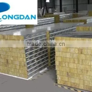 Fireproofing Materials Cheap Rock Wool Sandwich Roof Panels for Building thumbnail-5