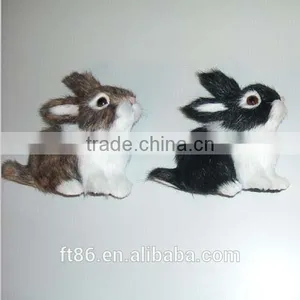 Replica Realistic Bunny Handmade Easter Decoration Magnet Rabbit thumbnail-1