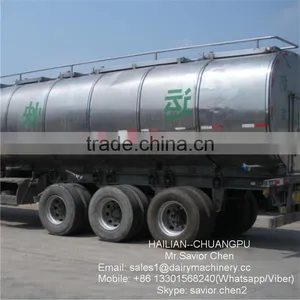Milk Transporting Tank , Milk Tank For Factory thumbnail-3
