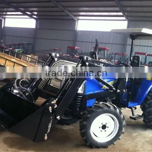 Hot Sale Front End Loader for Garden Tractor 40-55HP, 4in1 Assembled Bucket, Quick Linkage, Pallet Fork, Timber Grapple. thumbnail-1