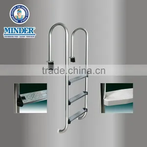 Mu Series 2 to 5 Plastic or Stainless Steel Step Stainless Steel Pool Ladder Pool Slide Ladder Pool Ladder,easy Set Pool Ladders thumbnail-1