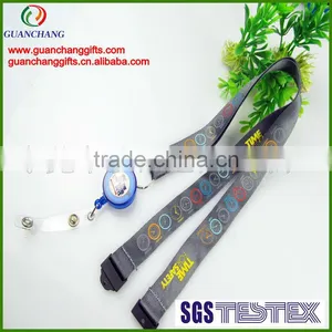 OEM Custom Yoyo Badge Reel id Card Holder Lanyard Strap thumbnail-1