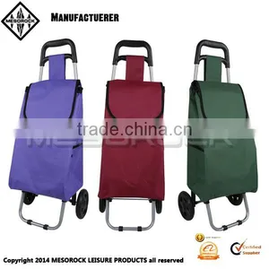 Lightweight Wheeled Trolley Folding Shopping Cart Foldable Trolley Bag thumbnail-1