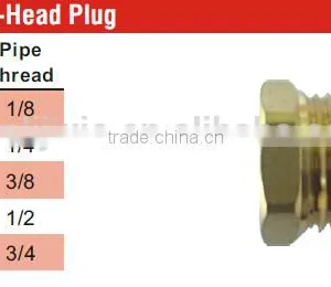 PF218 Hex-Head Plug,Pipe Fitting,Brass Fitting,Control Valve thumbnail-5