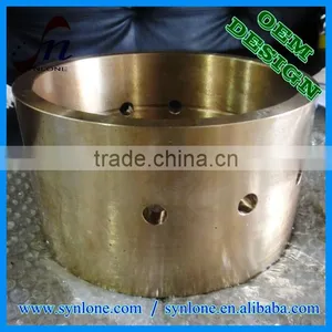 OEM Precision Casting Bushing Cylinder, Custom Bronze Casting thumbnail-2