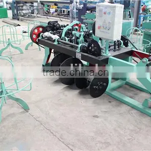 1.6mm Steel Wire Positive and Negative Twisted Barbed Wire Machine thumbnail-2