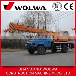 12 Ton Mobile Crane With Pointed Truck Chassis thumbnail-1