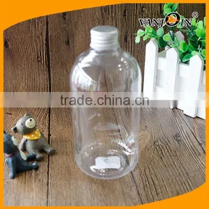 400ml Boston Round PET Plastic Energy Shot Bottles With Aluminium Cover thumbnail-5