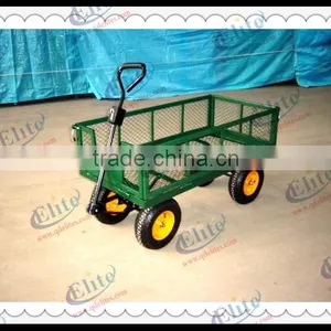 Folding Hand Push Cart for Garden Made in Qingdao thumbnail-2