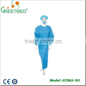 Wholesale pp pe Sms Smms Spunlace Medical Sterile Disposable Surgical Gown thumbnail-3