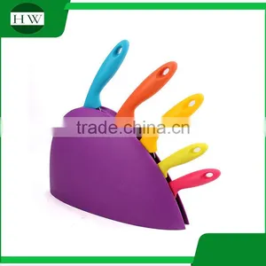 Kitchen Accessories Eco Plastic Egg Shell Flatware Knife Storage Rack Holder With 5 Knife thumbnail-1
