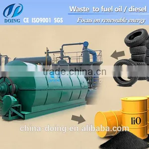 Waste Tyre to Diesel Pyrolysis Waste Tyre to Furnace Oil Machine thumbnail-4