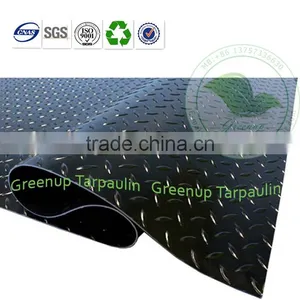 Black Diamond Plate Rubber Flooring Mat Roll Made In China thumbnail-1